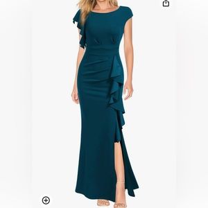 Beautiful Teal Cocktail Dress